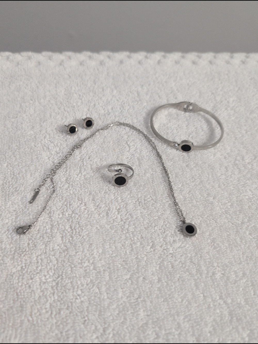 Shein Silver Jewelry Set